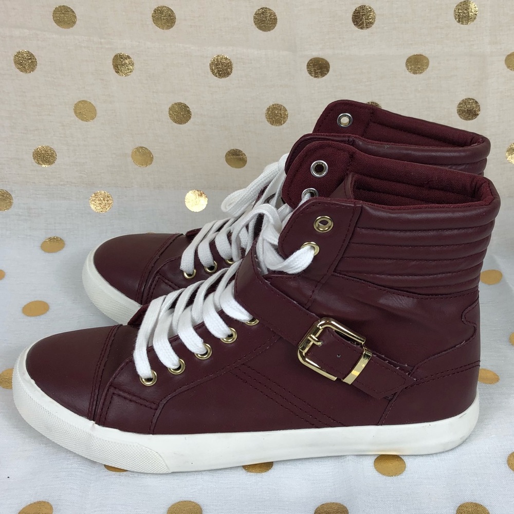 JustFab High Top Sneakers 9